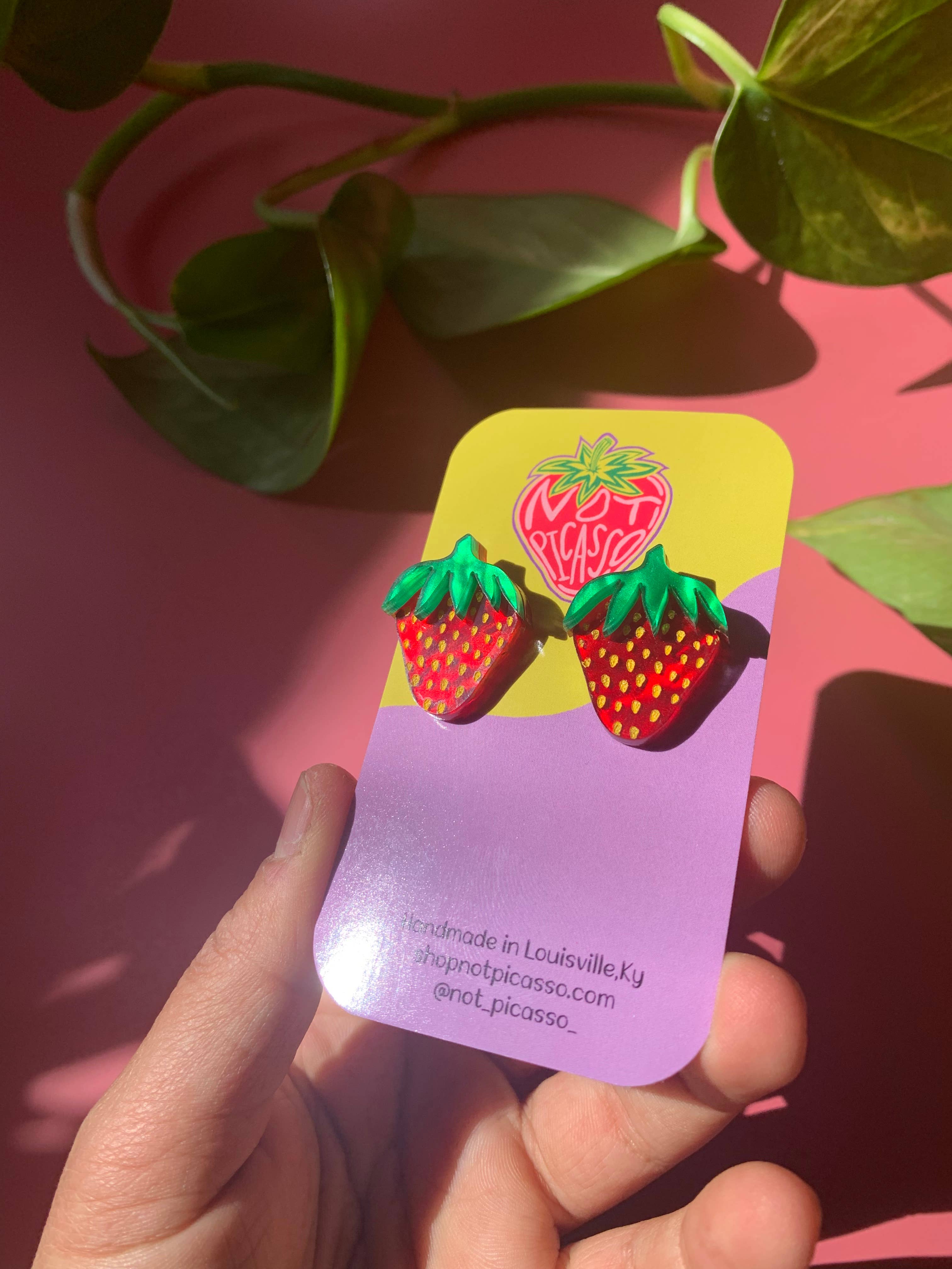 Strawberry Studs