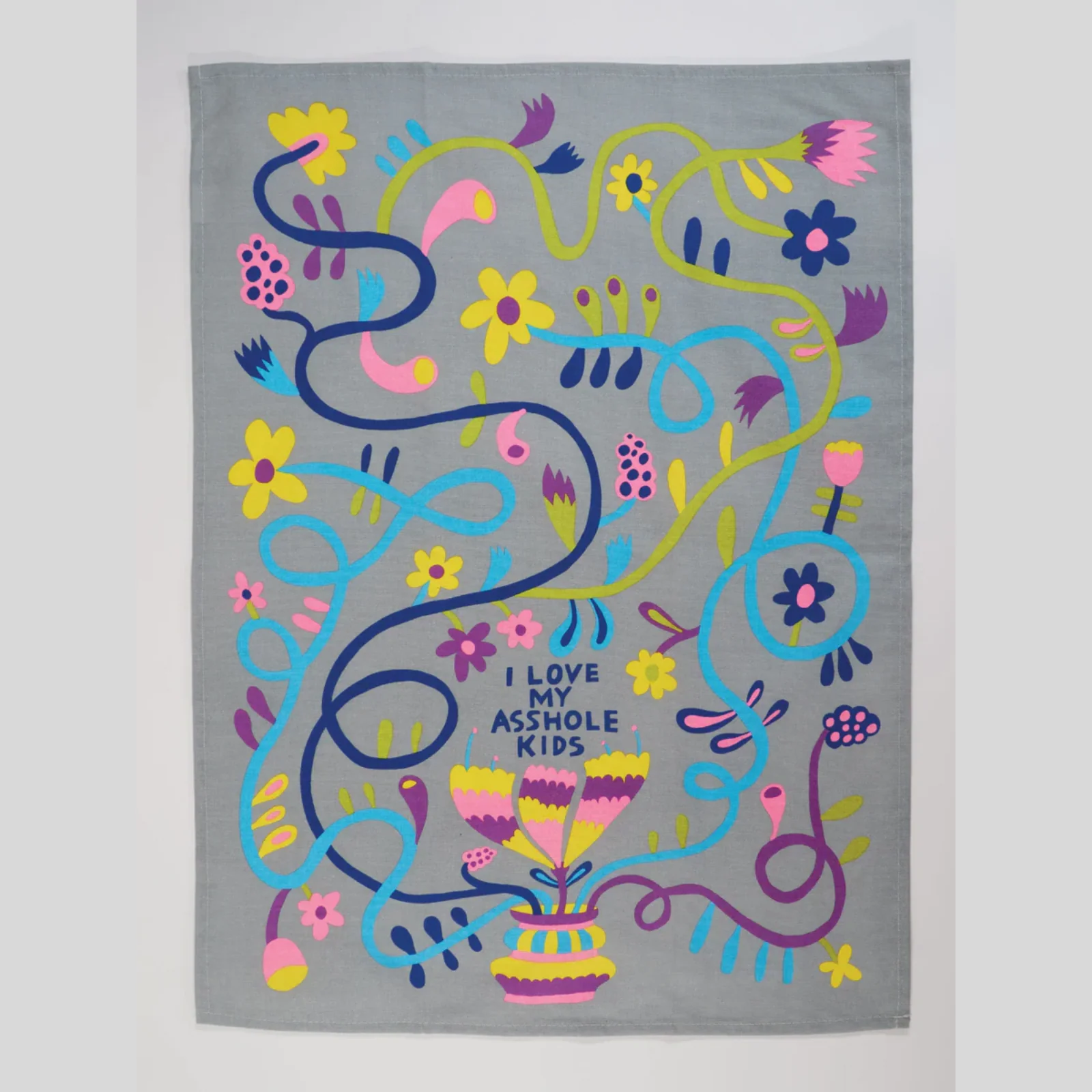 Blue Q Dish Towel 'I Love My Asshole Kids' - Image 2