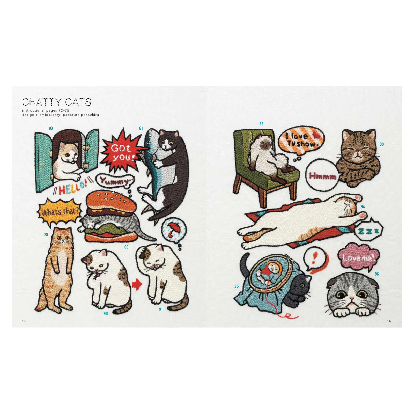 Cat Lady Embroidery: 380 Ways to Stitch a Cat Book - Image 2