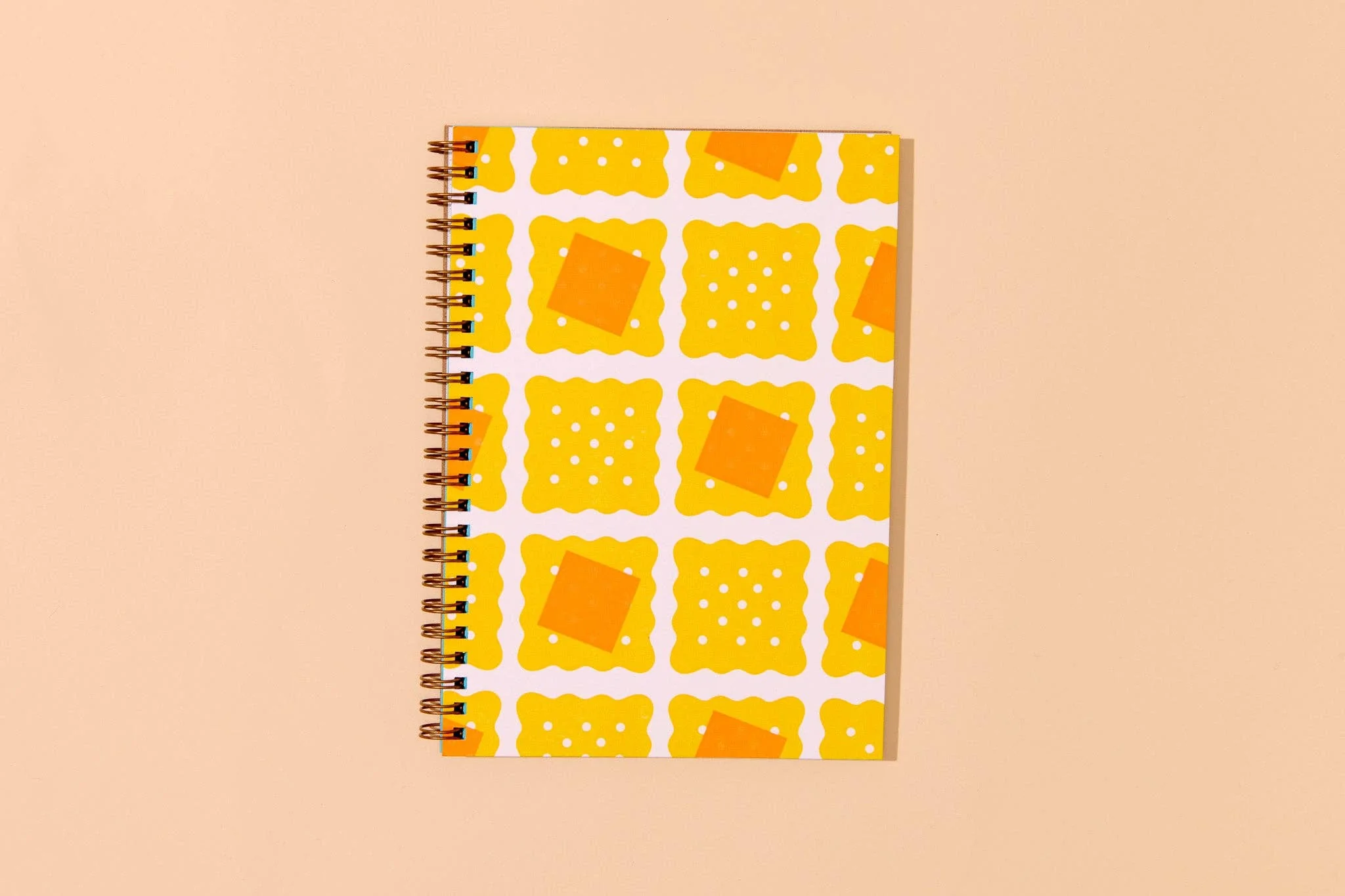 Cheese and Crackers Letterpress Spiral Notebook - Image 2