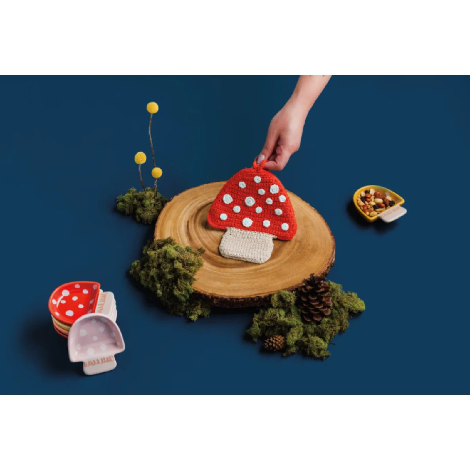 Danica & Now Designs Trivet -  Crochet Toadstool - Image 2