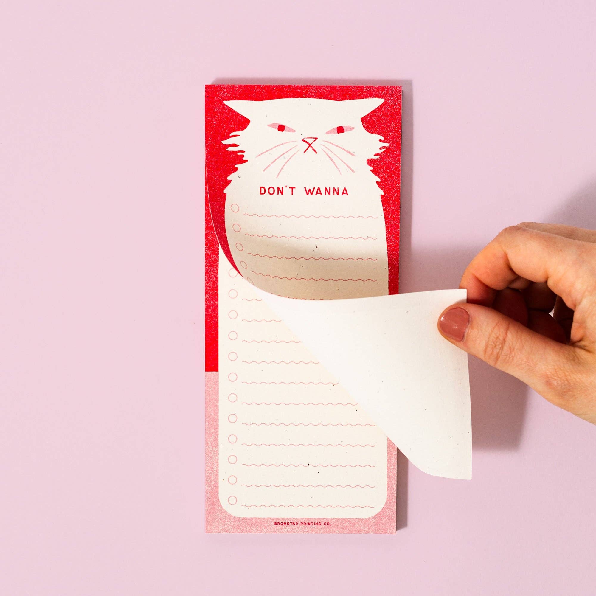 'Don't Wanna' - Risograph Notepad - Image 3