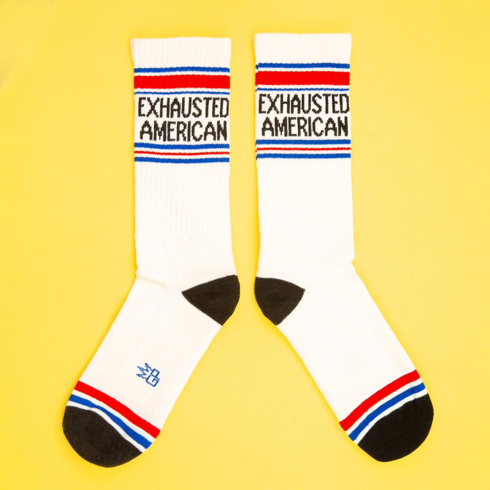 Gumball Poodle Gym Socks 'Exhausted American' - Image 2