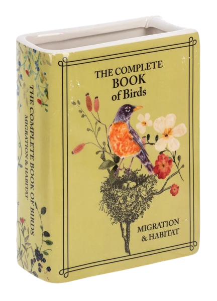 Ganz Ceramic Bird Book Vase - Image 2