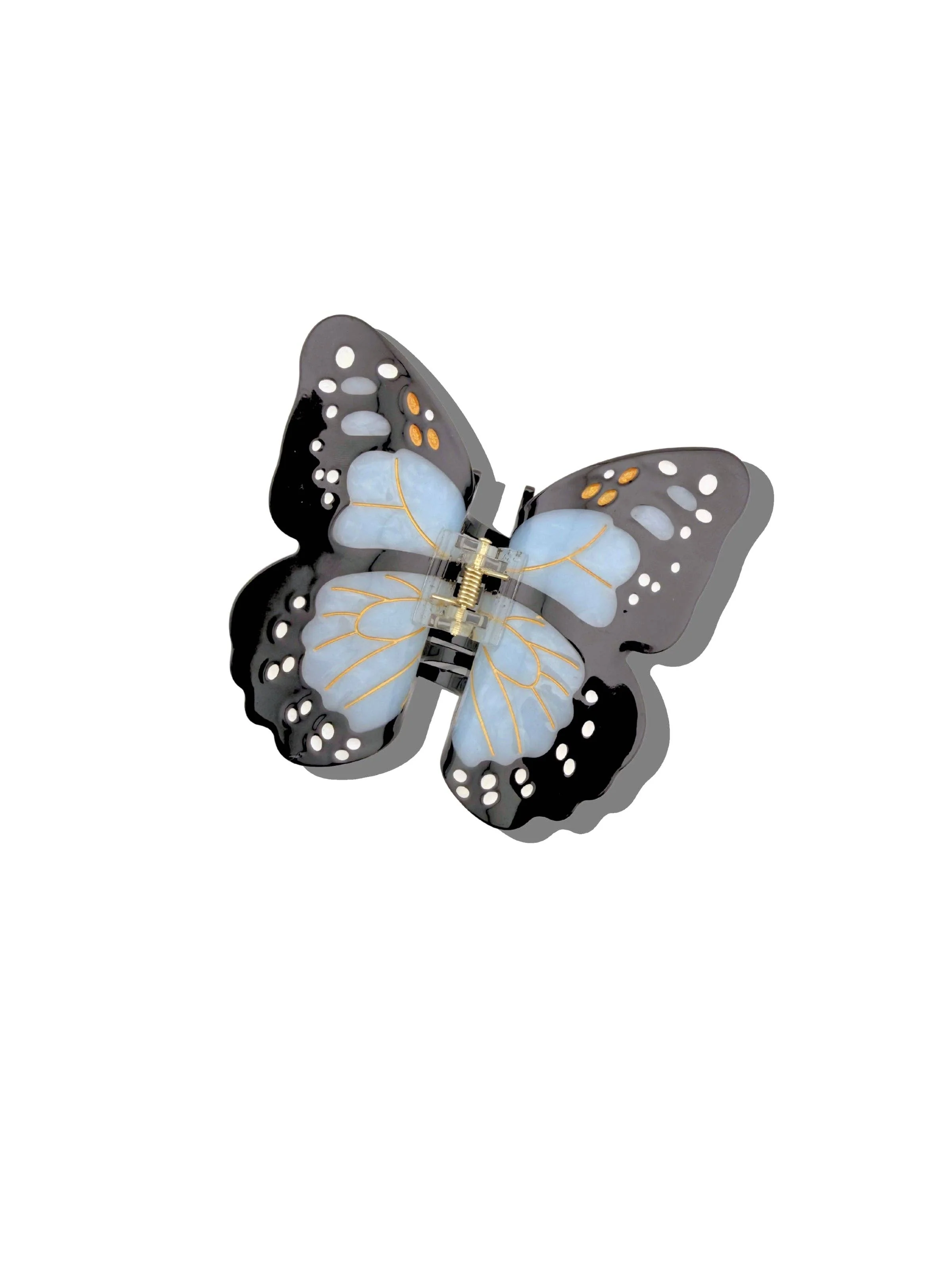 Hand-painted Monarch Butterfly Claw Hair Clip - Image 19
