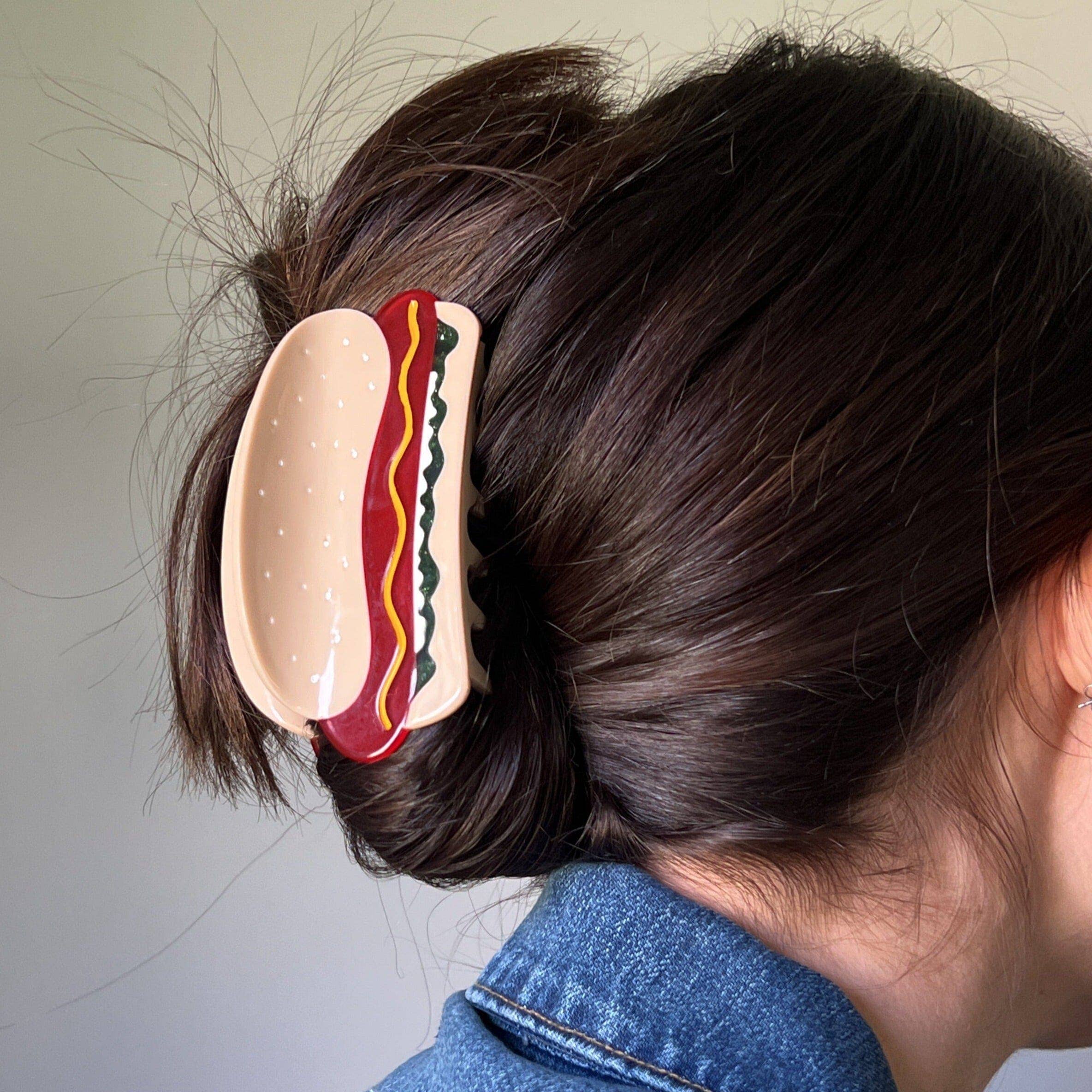 Hot Dog Hair Claw with all the Fixins - Image 2