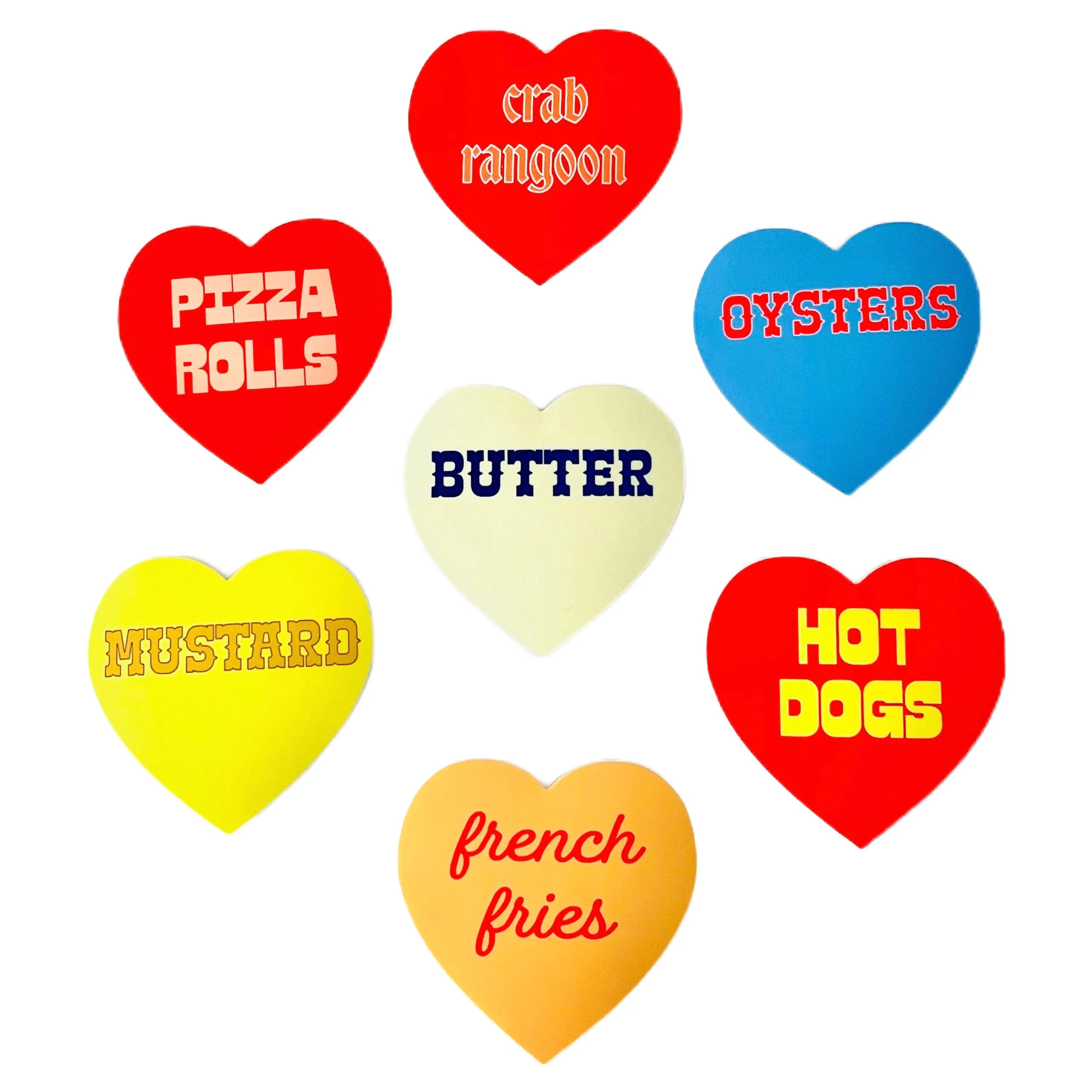 Heart Shaped Sticker - Hot Dogs - Image 4