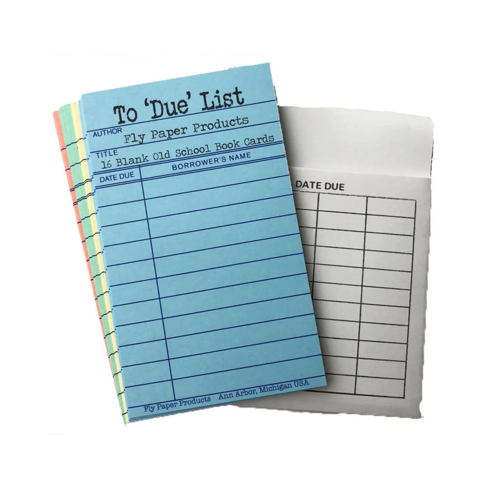 Magnetic Memo Vintage Library Book Cards - Image 2
