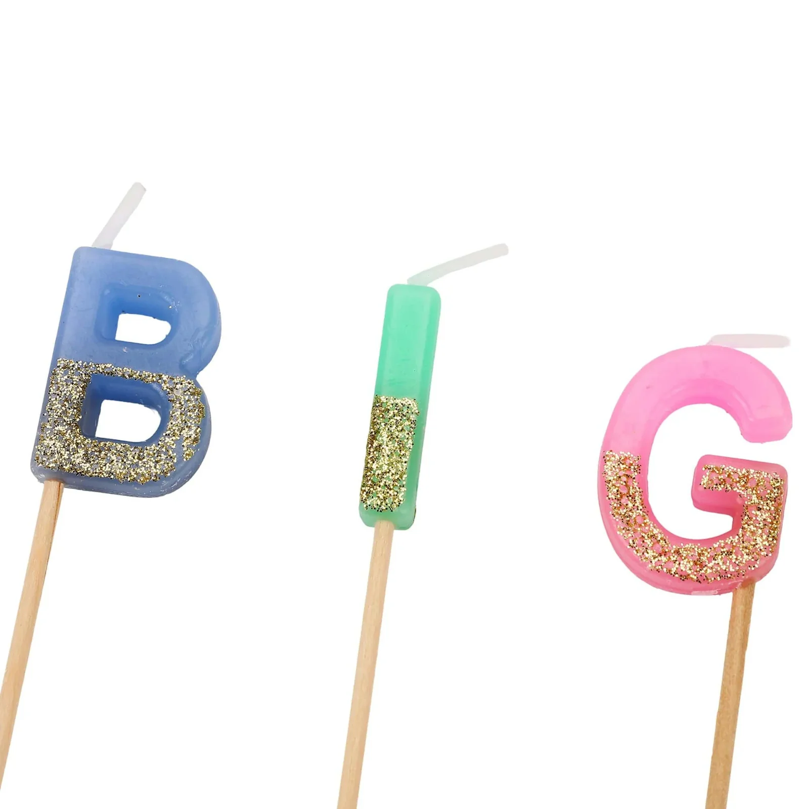 Packed Party Big Birthday Energy Glitter Candle Set - Image 2