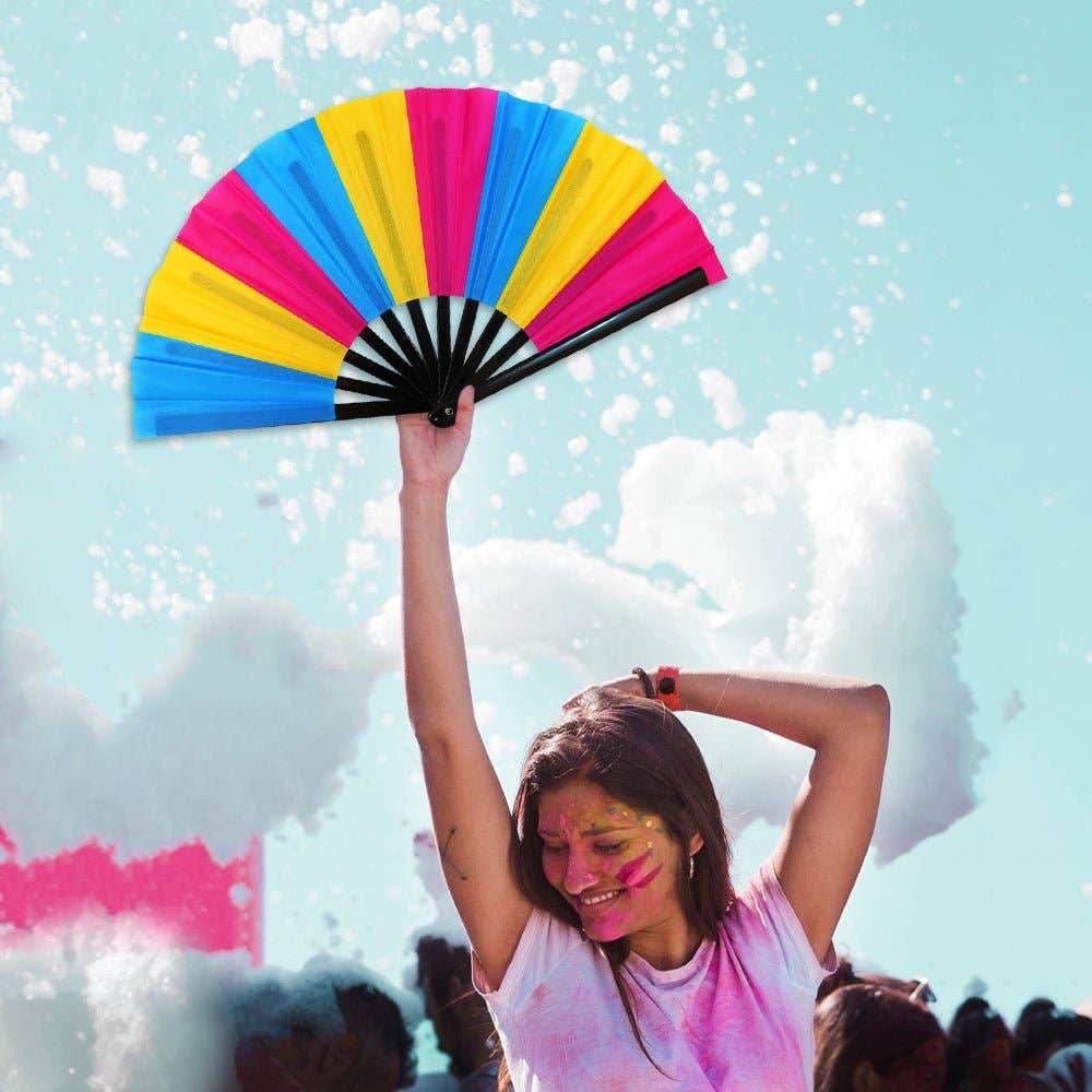 Pansexual X-Large Hand Fan - Image 2