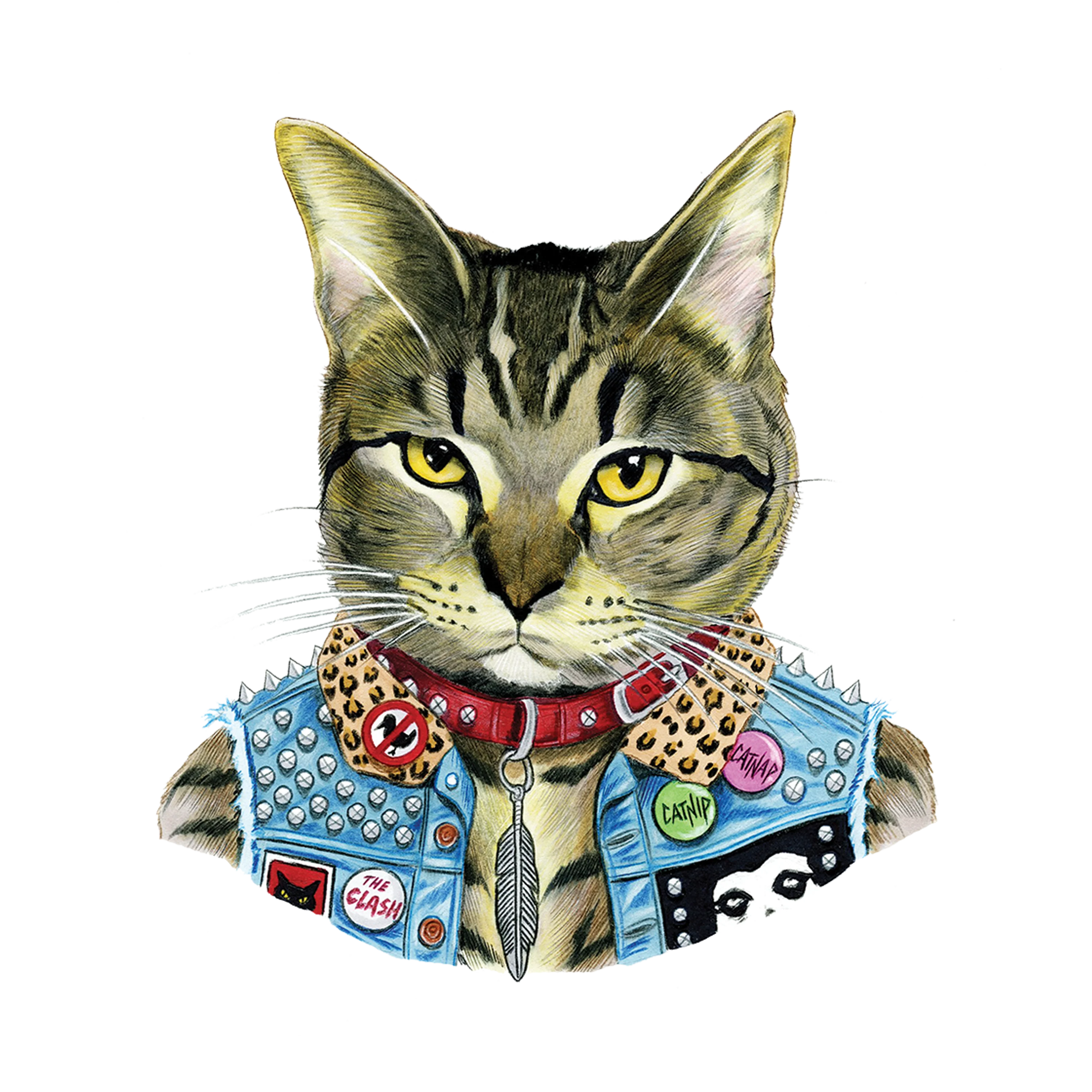 Punk Cat Tattoo Pairs - Image 2