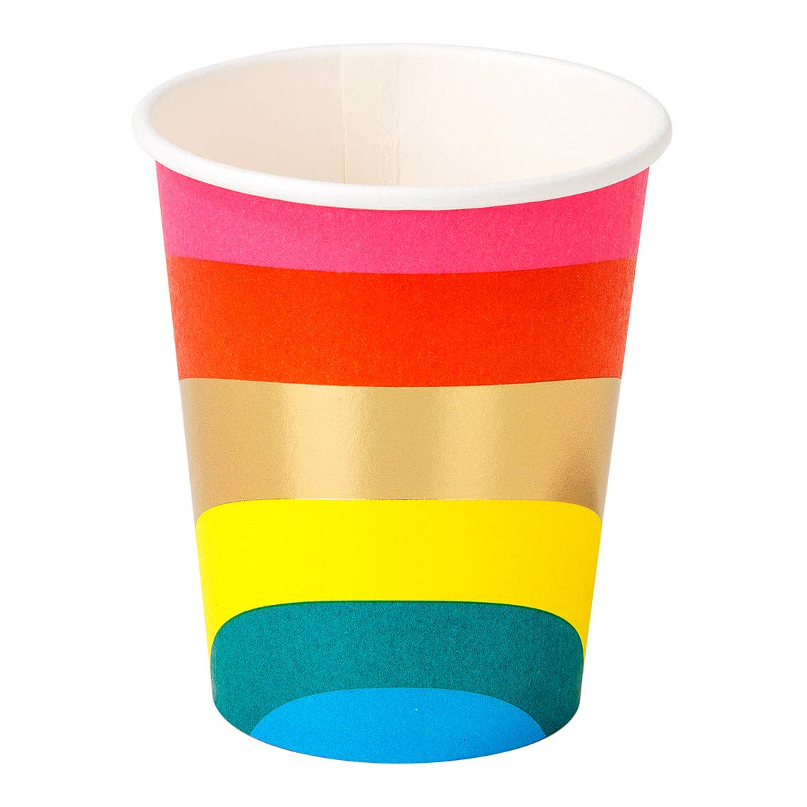 Rainbow Paper Cups - 8 Pack - Image 5