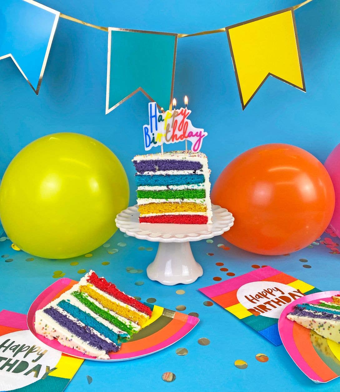 Rainbow Shaped Paper Plates - Image 4