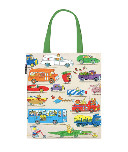 Richard Scarry Cars, Trucks, Things that Go Tote Bag