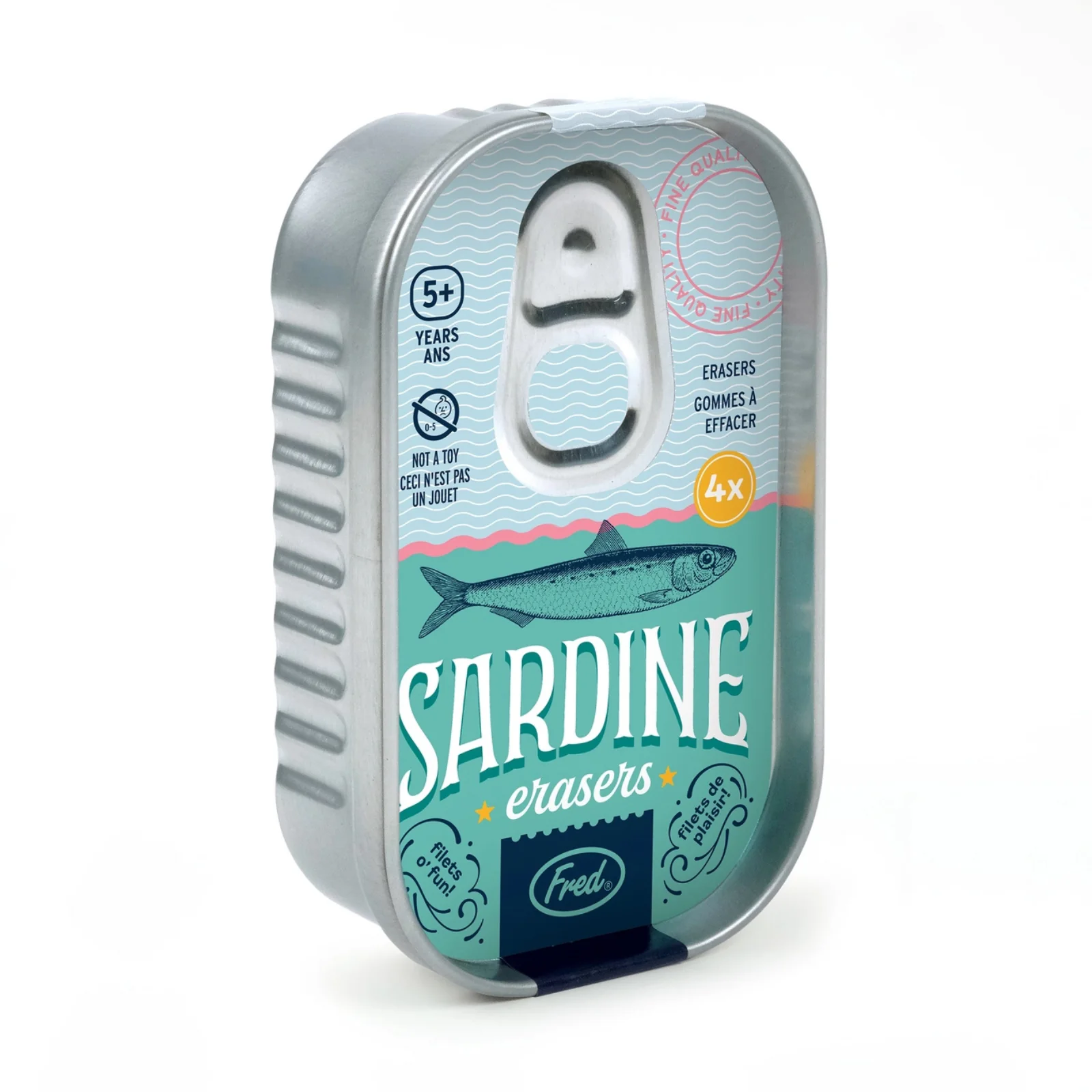 Fred & Friends Sardine Eraser Set - Image 2
