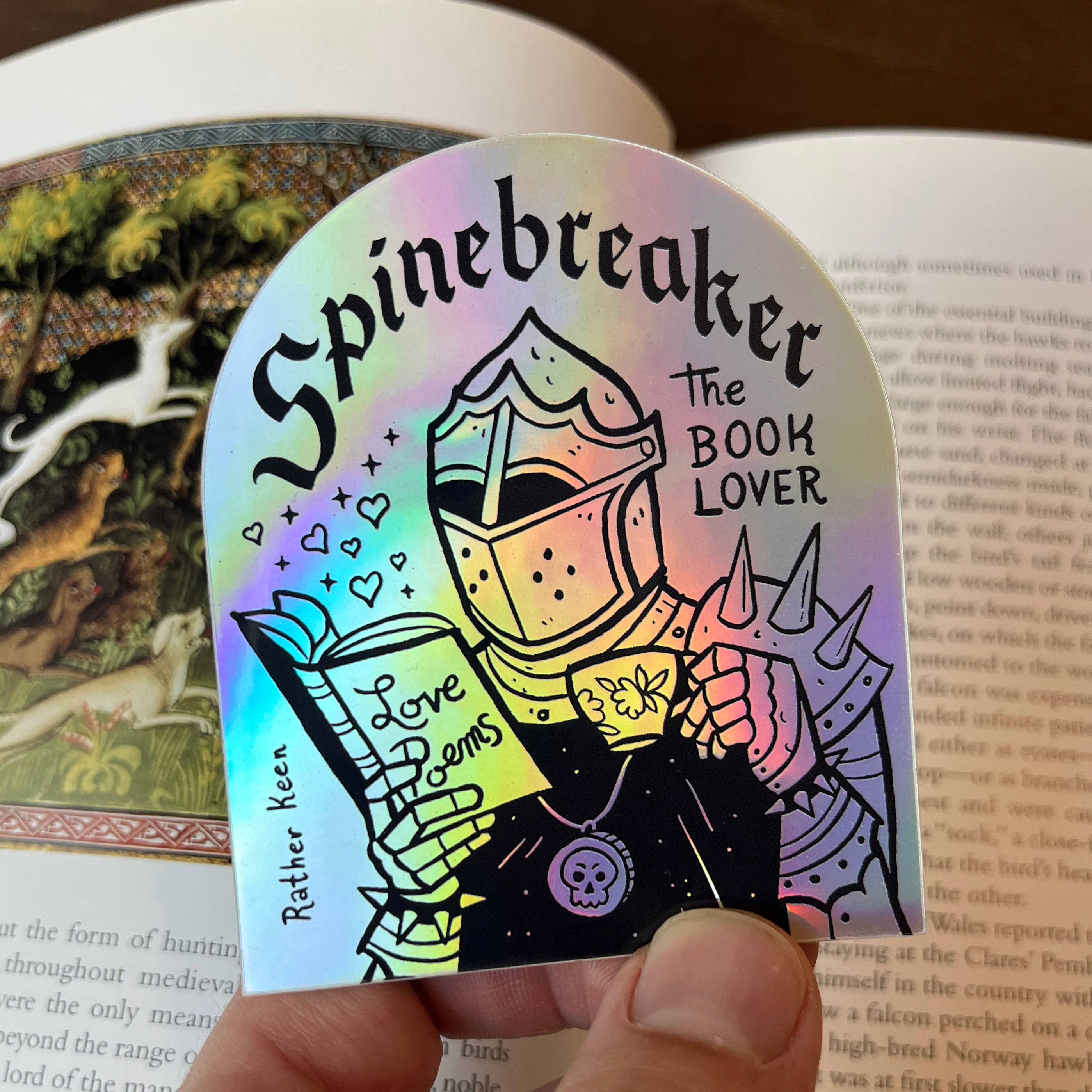 Spinebreaker: The Book Lover Sticker