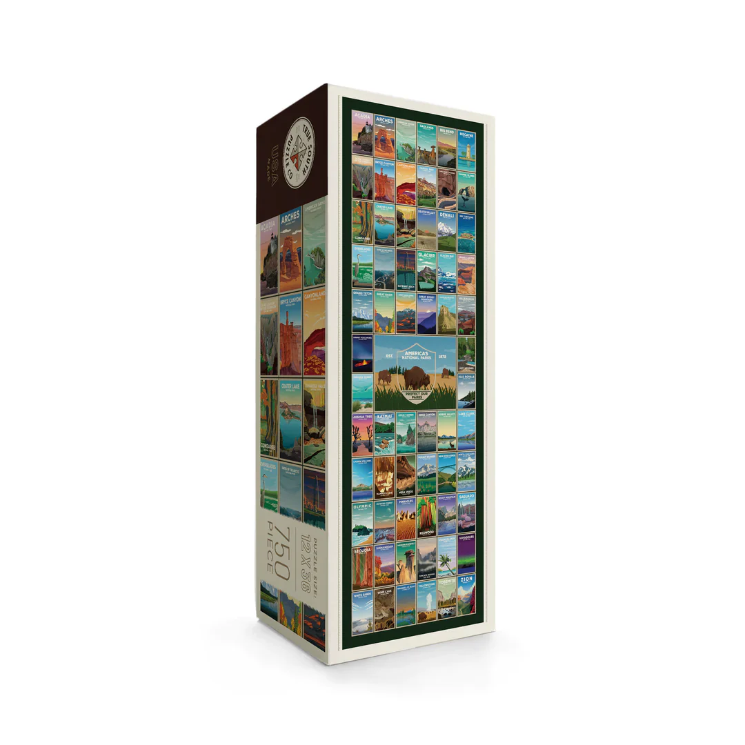 True South 750 Piece Puzzle - National Parks Pano Box - Image 2